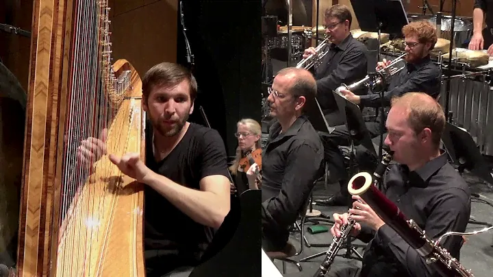 Mark Andre - "...hin..." for harp and chamber orchestra (2018)