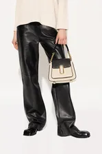 Сумка Marc Jacobs The J Marc Chain Mini кремово-черного цвета